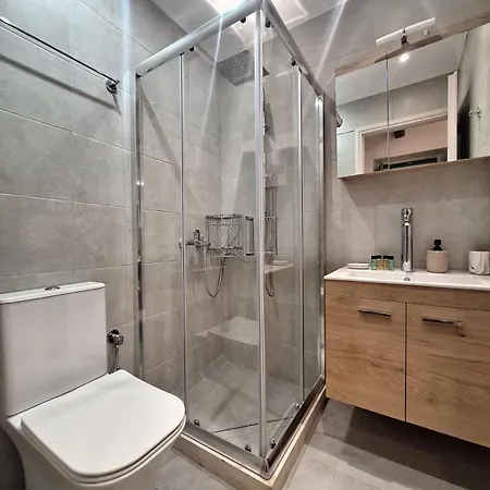 Alekos Cozy Stone 2br Karya Center בית נופש Kariá