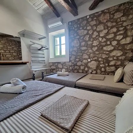 Alekos Cozy Stone 2br Karya Center בית נופש Kariá